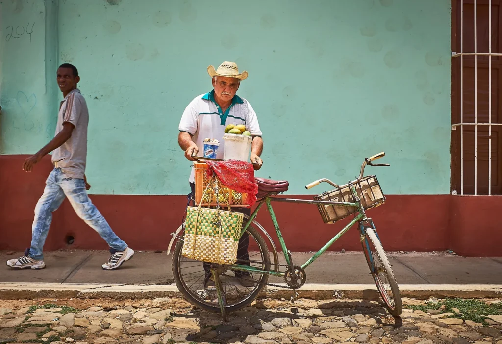 Street vendor Trinidad Cuba